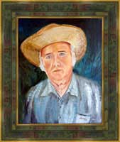 Self-portrait. Boris Savluc, Romanian Artist / Painter (1938 - 2011)